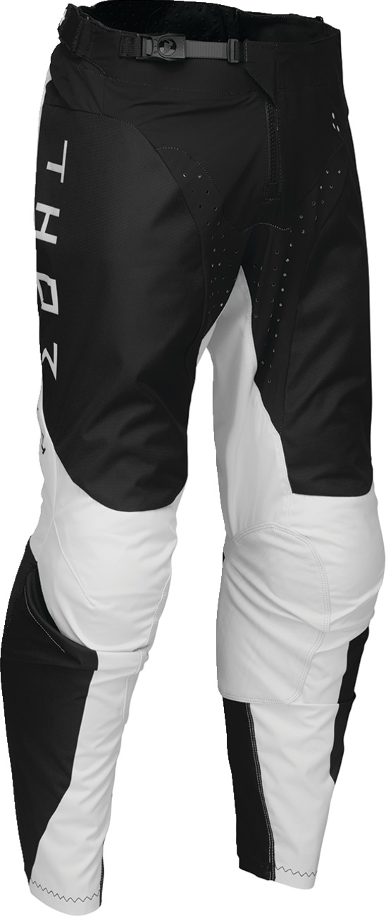 Thor Youth Launchmode Storm Pants White Black Size 28 - Youth off-road pants, size 28, white/black - Click Image to Close