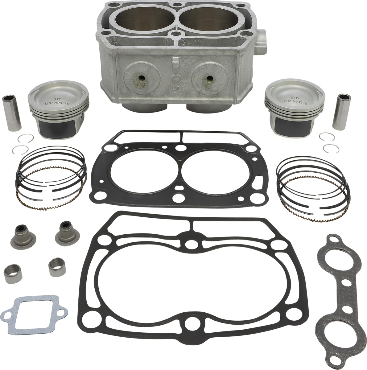 Cylinder Works Standard Bore Cylinder Kit 80.00/STD 10.2:1 POL - Click Image to Close