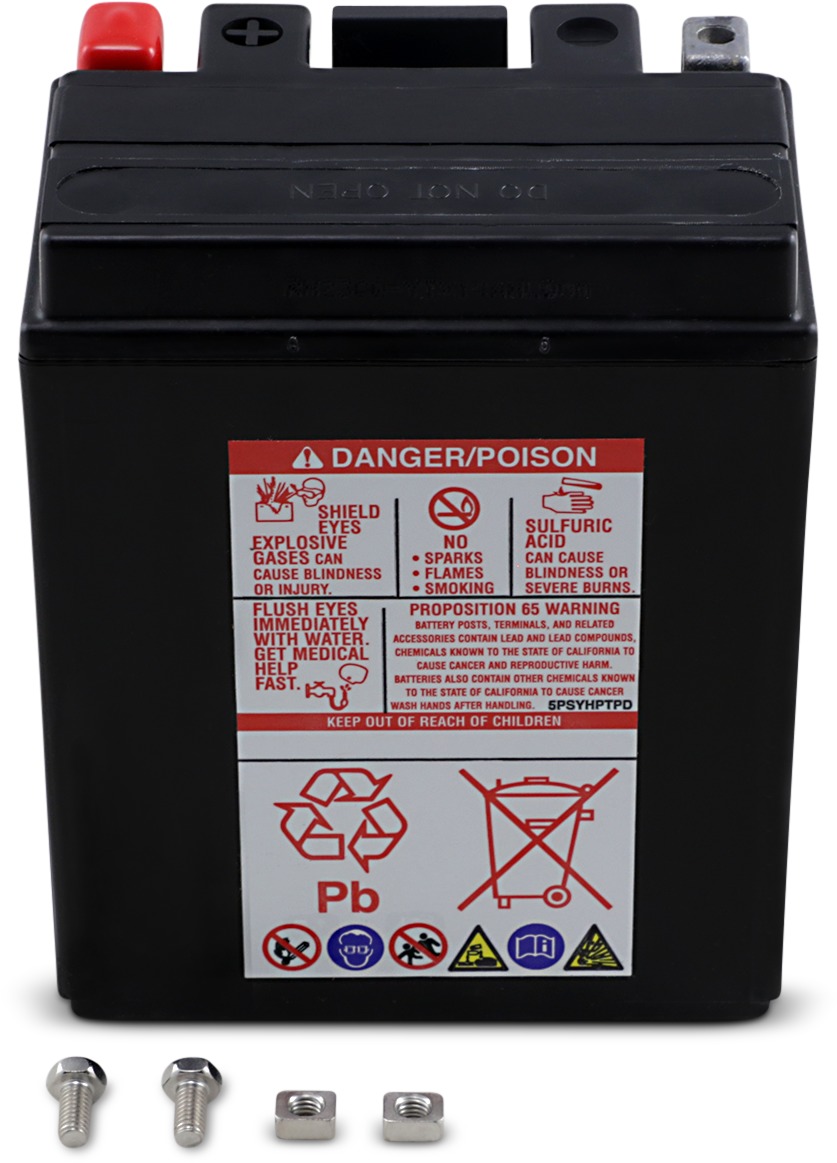 Yuasa YTX14L AGM Maintenance Free 12V Battery - AGM 12V battery, maintenance free, For select Harley & Can-Am - Click Image to Close