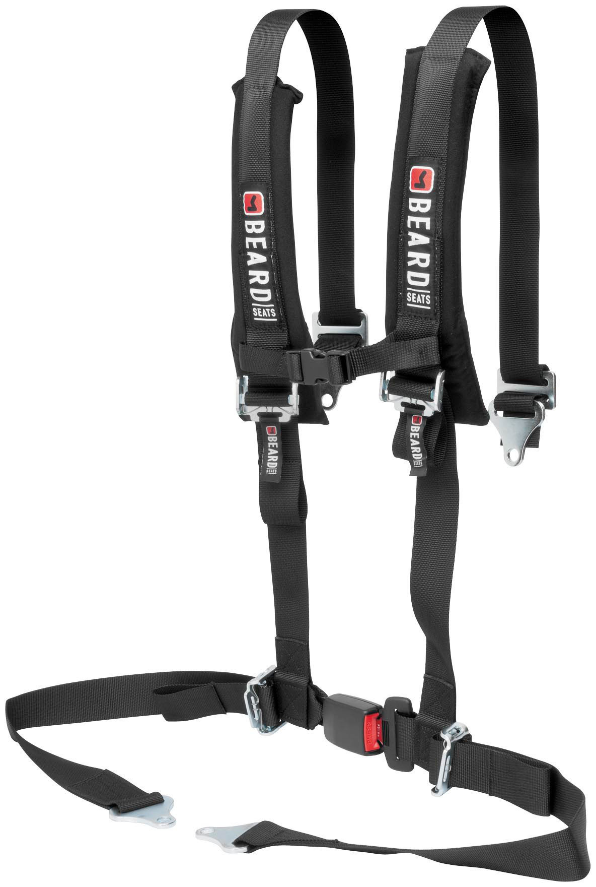 4 Point Beard Safety Harness 2" with Pads Auto Style Buckle - Click Image to Close