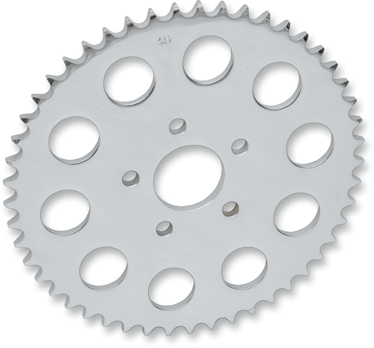 Carbon Steel Rear Sprocket 51T Flat Chrome - Click Image to Close