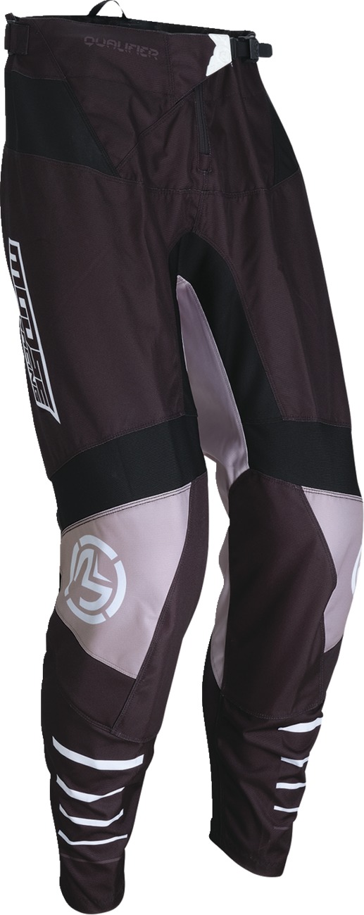 Moose Qualifier Pants Black Light Gray White Men's Size 30 - Abrasion-resistant riding pants, men's size 30 - Click Image to Close