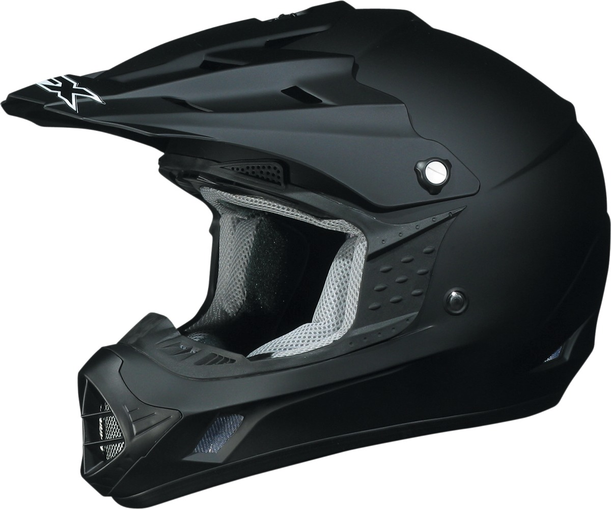 FX-17Y Full Face Offroad Helmet Matte Black Youth Small - Click Image to Close