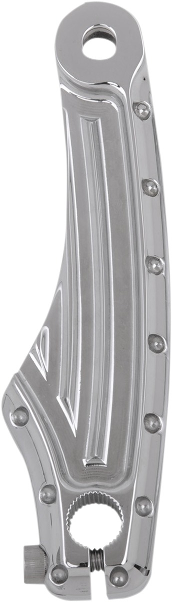 Dimpled Billet Aluminum Inner Shift Lever Chrome - Click Image to Close