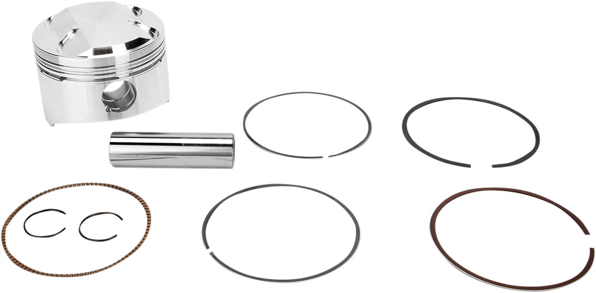 Wiseco Piston Kit 81.50mm +0.50 10.25:1 For Honda - Click Image to Close