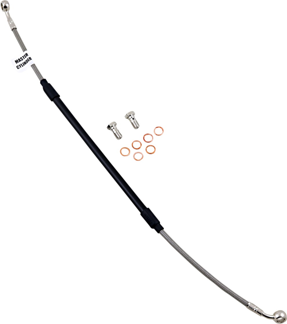 Stainless Steel Rear Brake Line Kit - For 96-18 Suzuki DR650SE - Click Image to Close