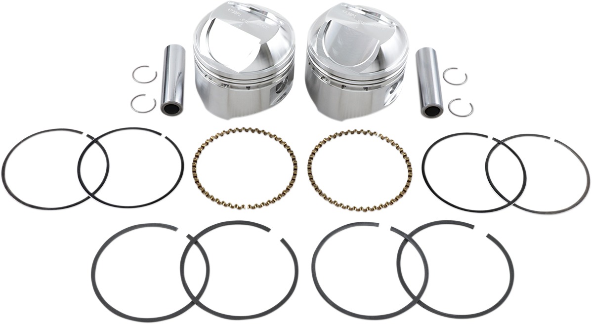 Wiseco Pro Lite Forged Piston Kit .010 Fits 78-84 Shovelhead - Click Image to Close