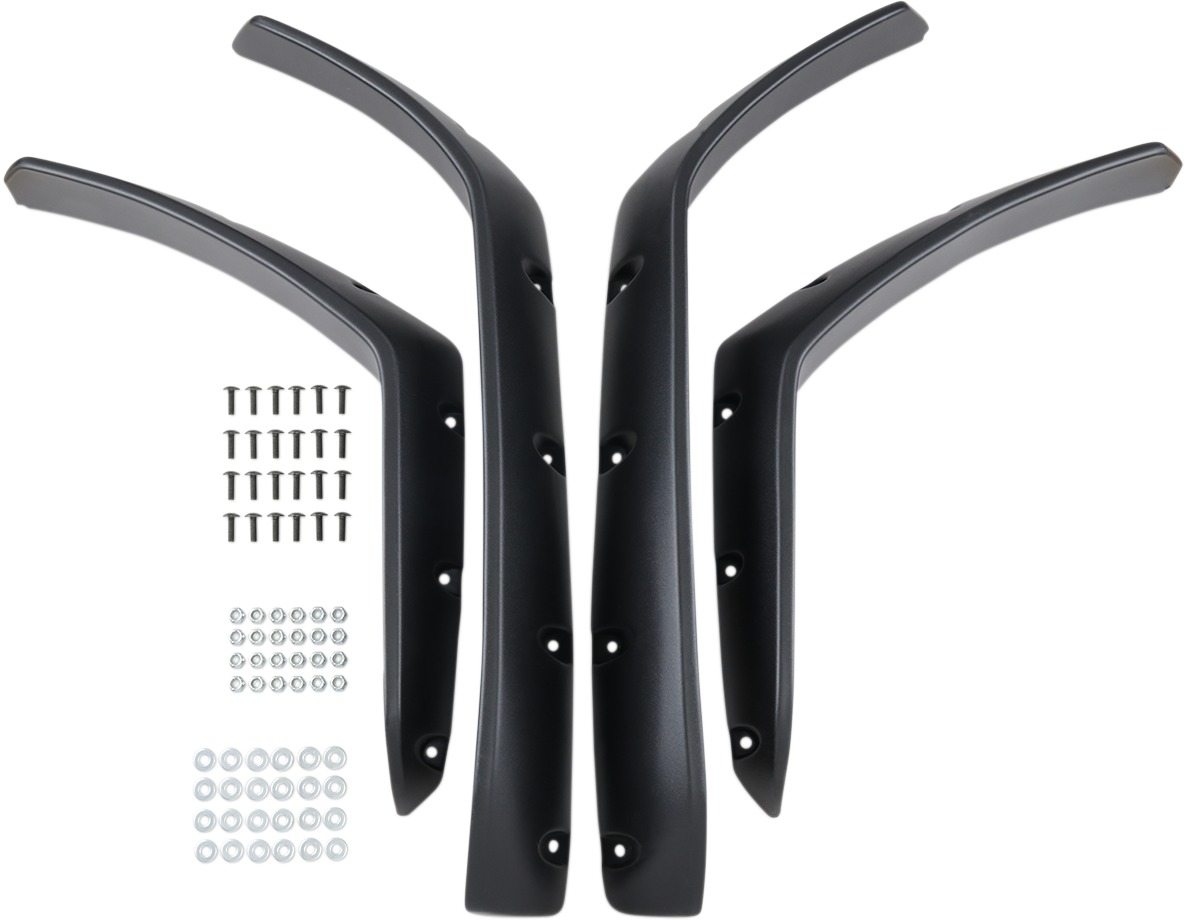 Maier Fender Flares Set of 4 Black Fits Polaris Sportsman - Click Image to Close