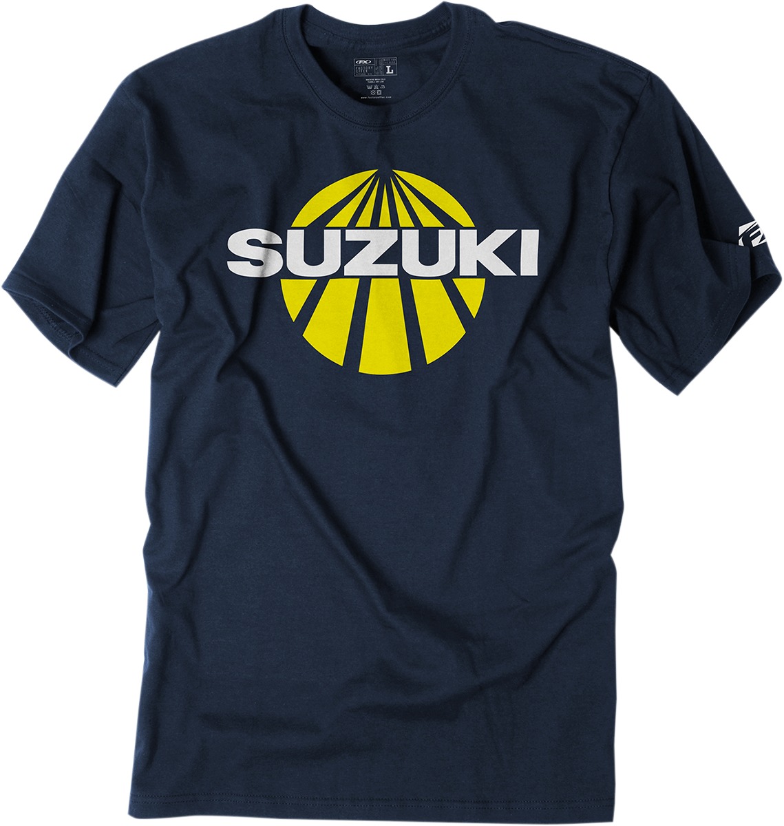 Men's Suzuki Sun Tee - Suzuki Sun Tee Nvy Lg - Click Image to Close