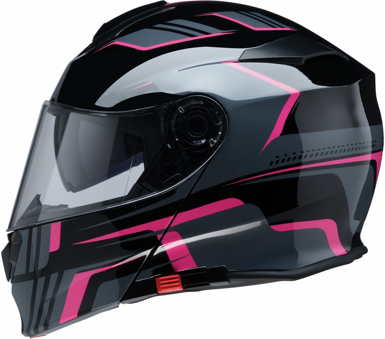 Z1R Solaris 2.0 Slater Modular Helmet 4XL Pink/Black - Modular helmet with sun visor, size 4XL - Click Image to Close
