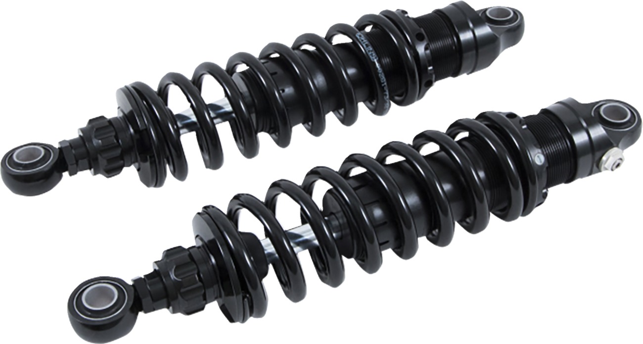 Ohlins STX 36 Blackline Rear Twin Shocks Black Pair For Harley-Davidson Touring - Click Image to Close