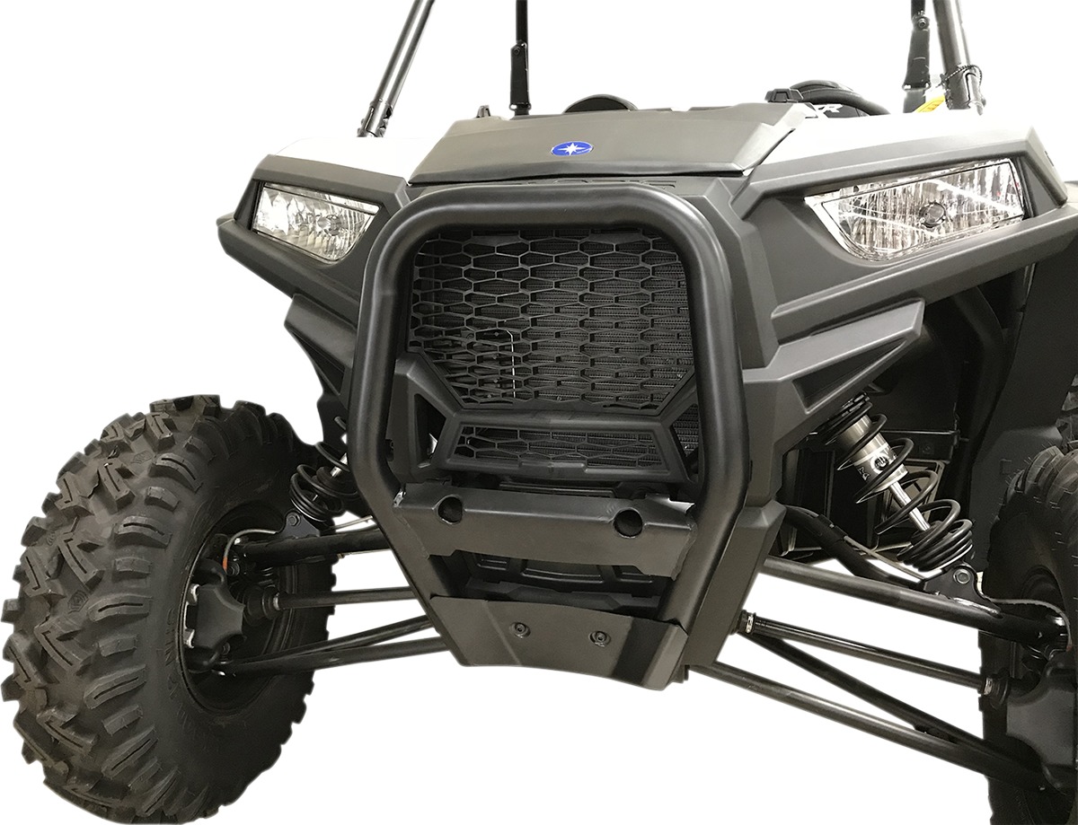 2" Bull Bar Front Bumper - Black - For 15-18 Polaris RZR /4 900/1000 /XP - Click Image to Close