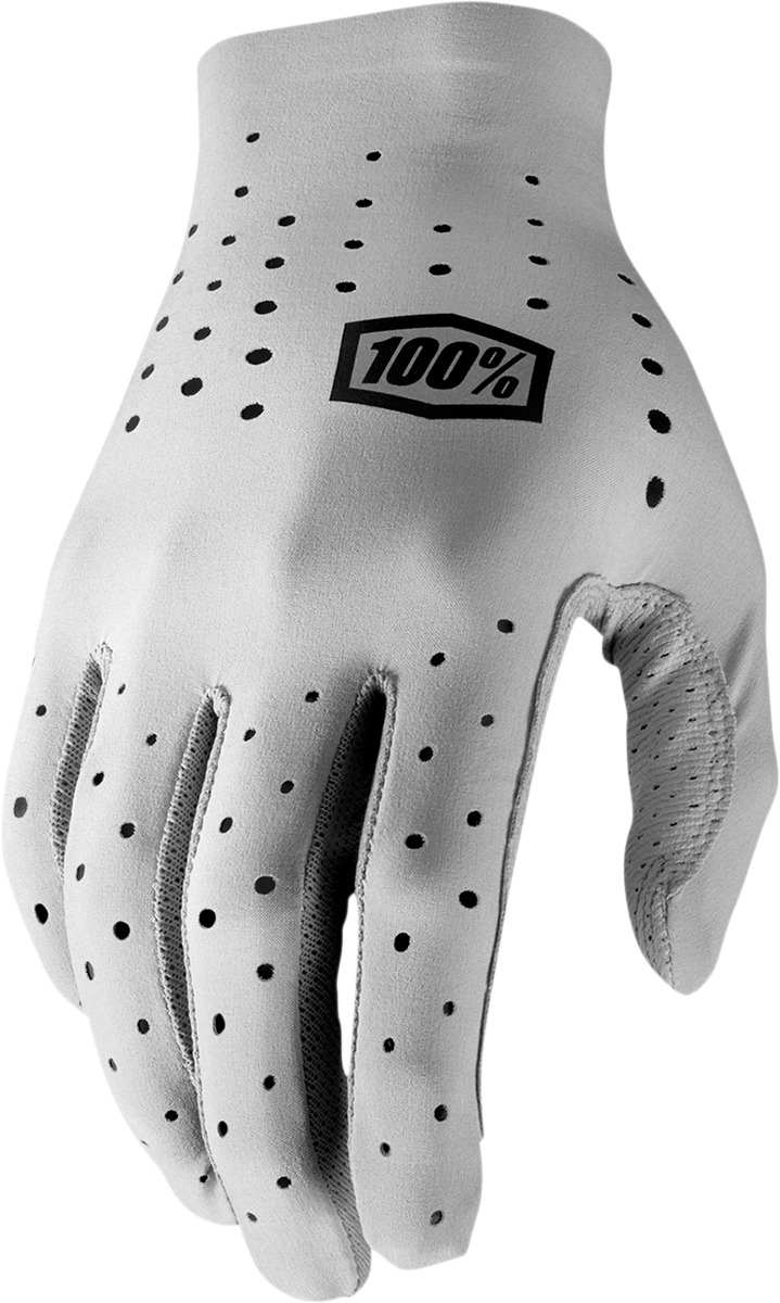100% Sling MTB Gloves Gray XL Men's - Lightweight breathable MTB gloves in Gray, XL size - Click Image to Close