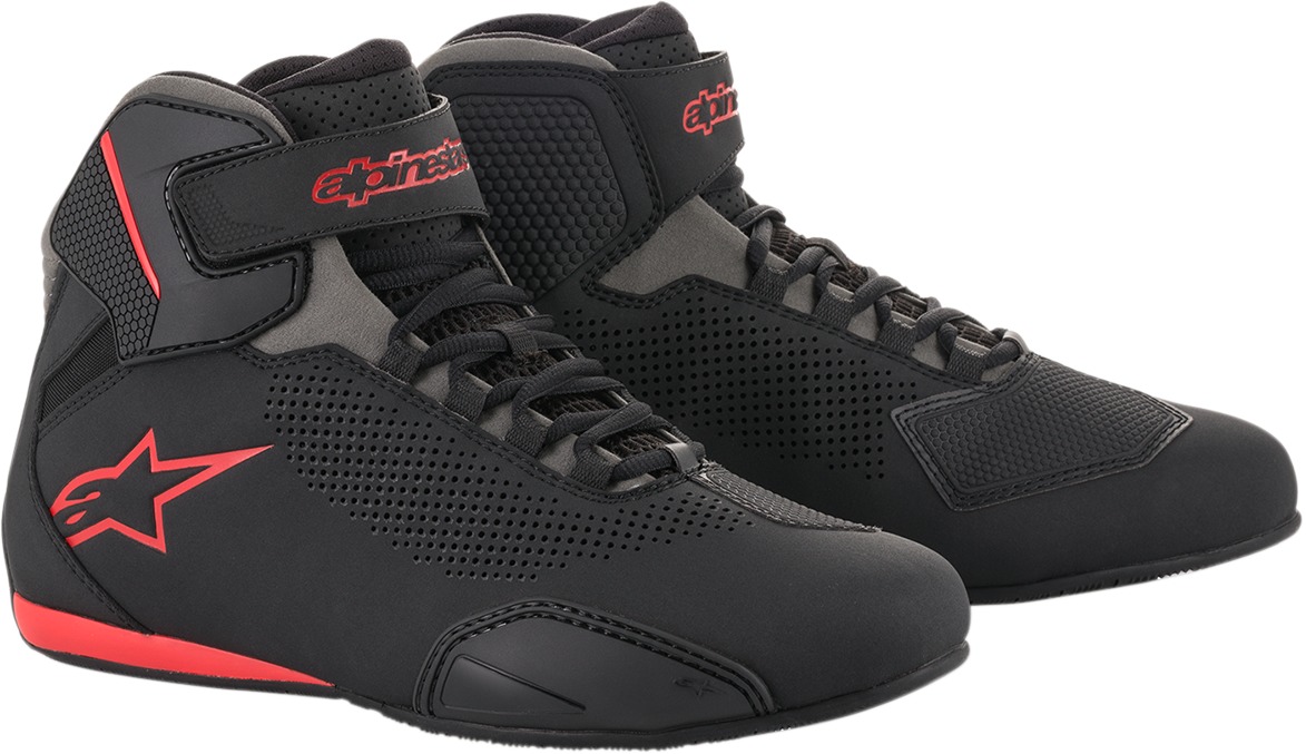Sektor Street Riding Shoes Black/Gray/Red US 9.5 - Click Image to Close