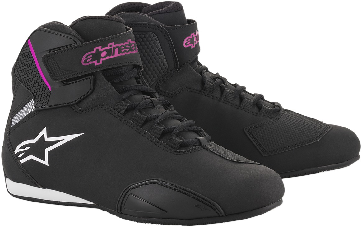 Women's Sektor Street Riding Shoes Black/Pink/White US 10 - Click Image to Close