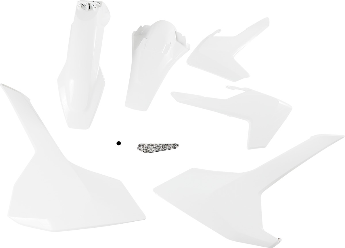 Acerbis Standard Plastic Kit Husky White For Husqvarna TE FE 2017-2019 - Body plastic kit for Husqvarna TE FE 2017-2019 - Click Image to Close