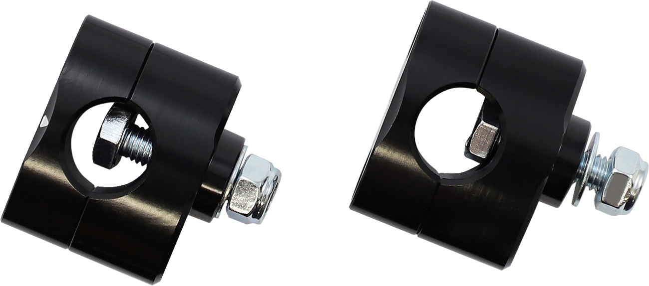 ODI PeeWee MX Bar Mounts Black For 3/4in Handlebars - Bar mounts for PeeWee 50 models with 3/4in bars - Click Image to Close