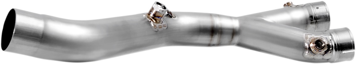 Akrapovic Titanium Link Pipe Silver Fits 15-22 Yamaha R1 - Click Image to Close