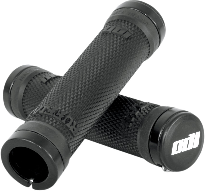 ODI Ruffian PWC Lock-On Grips Black 7/8in Handlebar Pair - Lock-On grips for watercraft, black, 7/8in bars - Click Image to Close