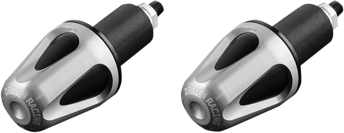 D-Axis Bar End Weight Silver & Black - Click Image to Close