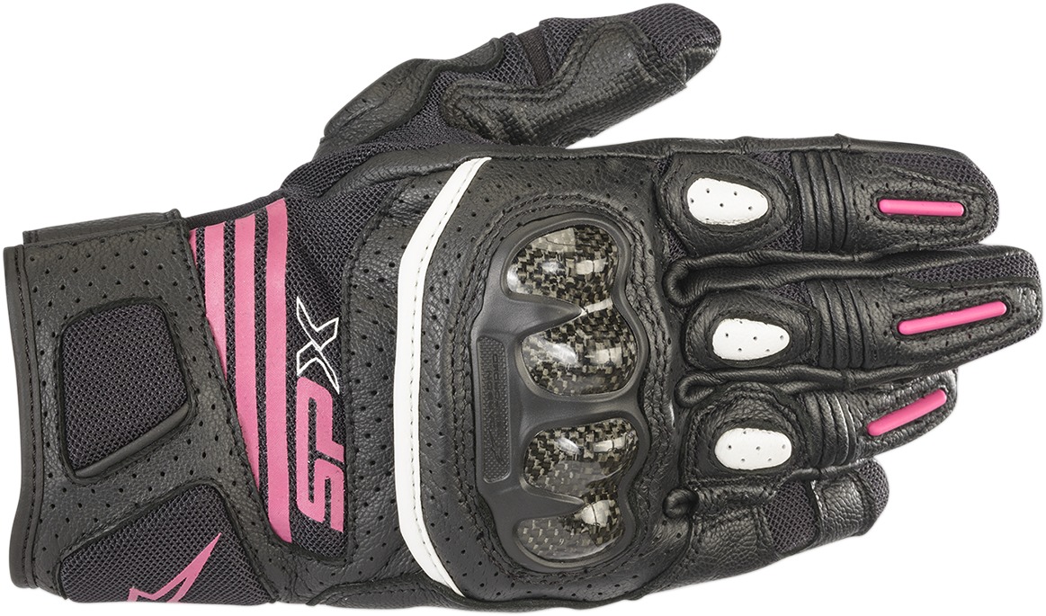 Women's SPX Air Carbon V2 Gloves Black/Fuchsia X-Large - Click Image to Close