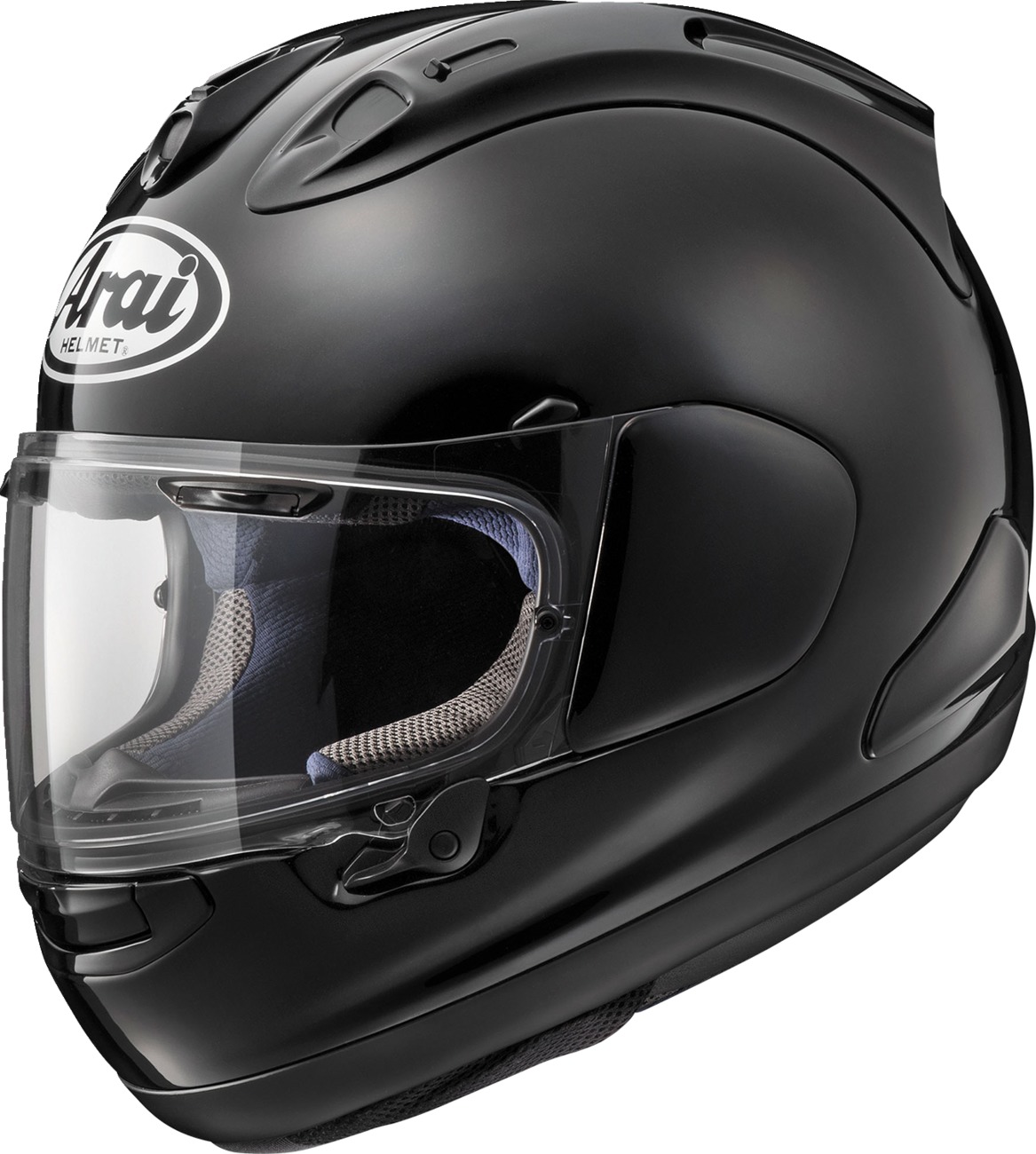 Arai Corsair-X Solid Helmet Black Large - Full-face helmet with advanced ventilation - Click Image to Close