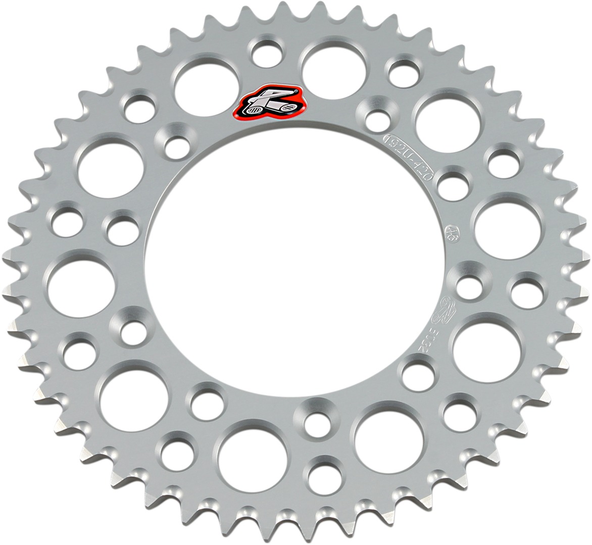 Renthal Ultralight Rear Sprocket 420-46T Silver For 98-02 KTM 65 SX - Click Image to Close