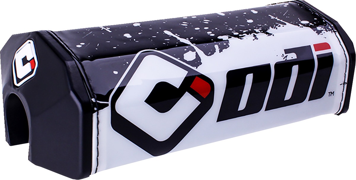 ODI Oversized Handlebar Pad White Black - High-density foam bar pad in White/Black - Click Image to Close