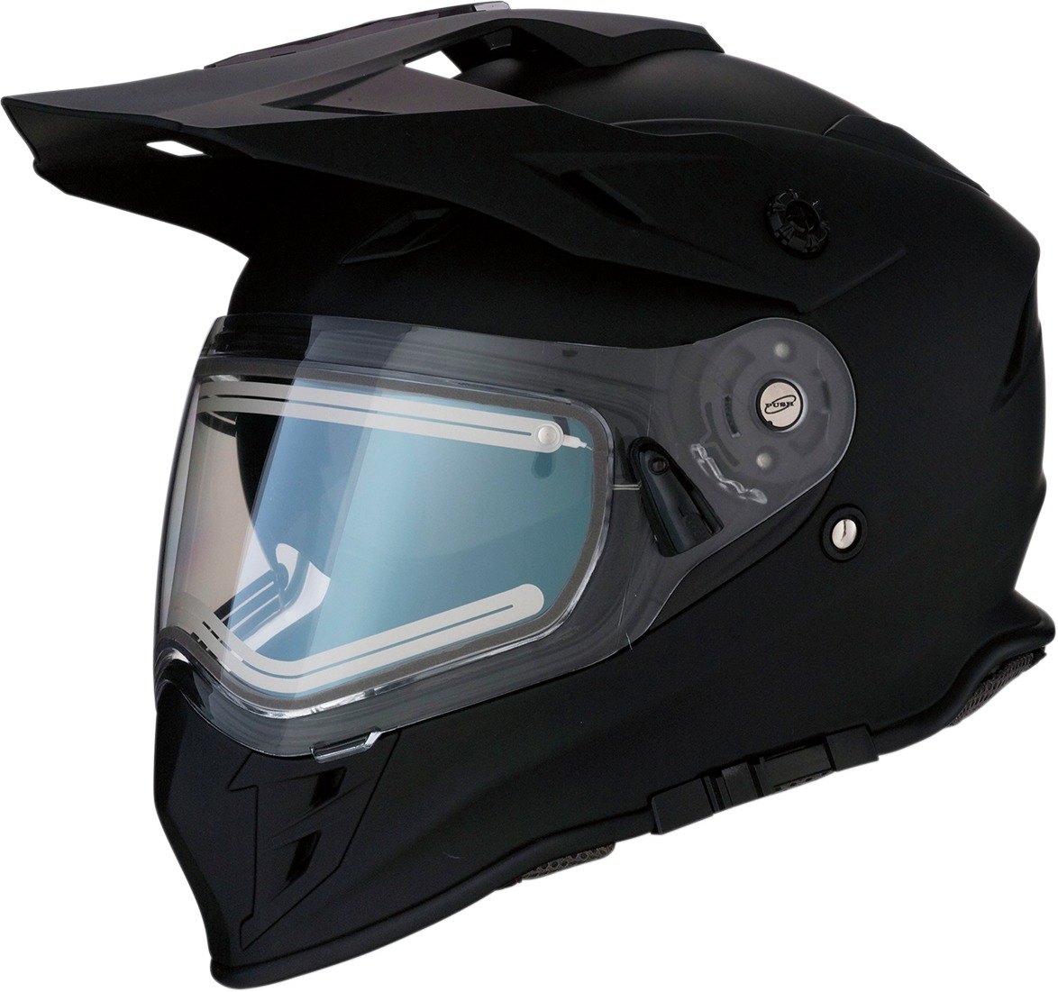 Range Solid Snow Helmet w/Electric Shield Matte Black 2X-Large - Click Image to Close