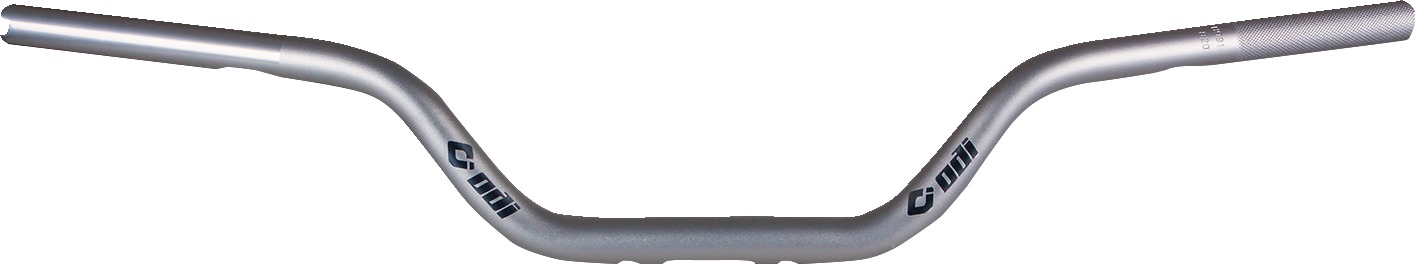 ODI V-Twin Moto Handlebar 1-1/8in Silver, 1in Controls - Anodized silver 1-1/8in handlebar for V-Twin, 1in controls - Click Image to Close