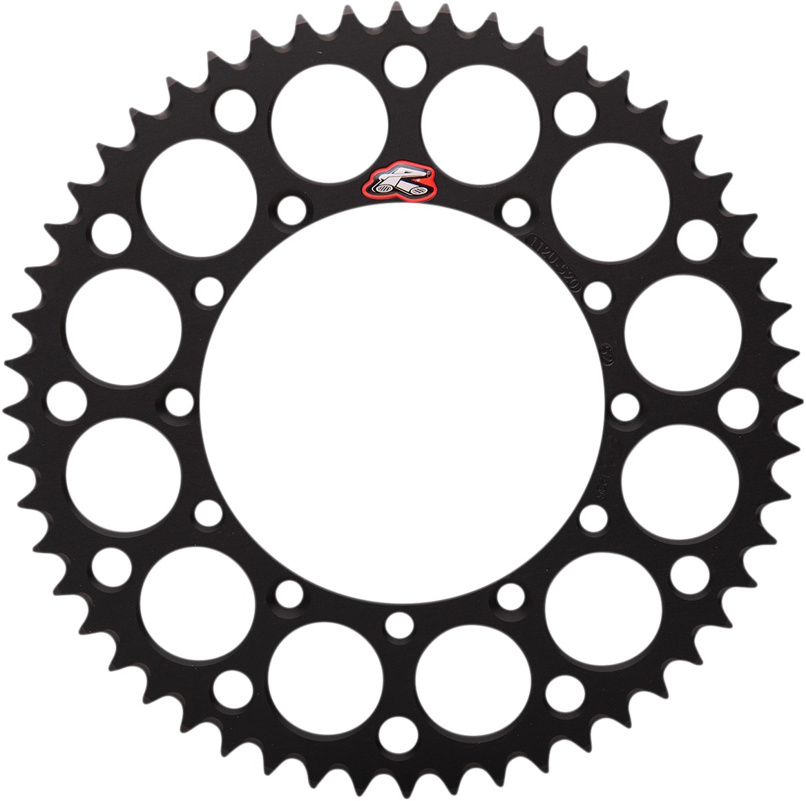 Renthal Ultralight Rear Sprocket Black 520-52T Fits 18/21-22 KLX450R - Click Image to Close