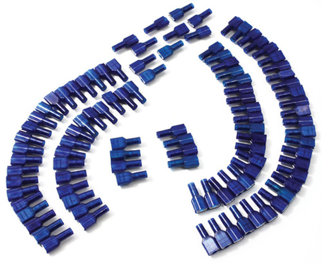 Del City Nylon Insulated Female Terminal 12-10 AWG 100 Pack - Nylon female terminals, 12-10 AWG, 100 pack - Click Image to Close
