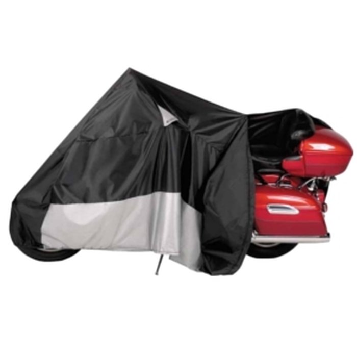 Dowco Guardian Weatherall Plus - EZ Zip Black Heavy Duty Motorcycle Cover - XXL - Click Image to Close