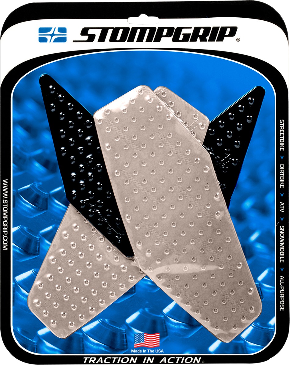 Stompgrip Clear Volcano Traction Pad Kit Fits 08-16 Yamaha YZF R6 - Click Image to Close