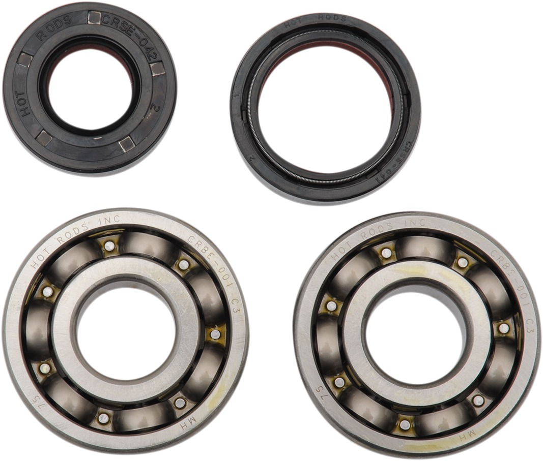 Hot Rods Main Bearing & Seal Kit Fits 1988-2005 Kawasaki KX125 - Click Image to Close