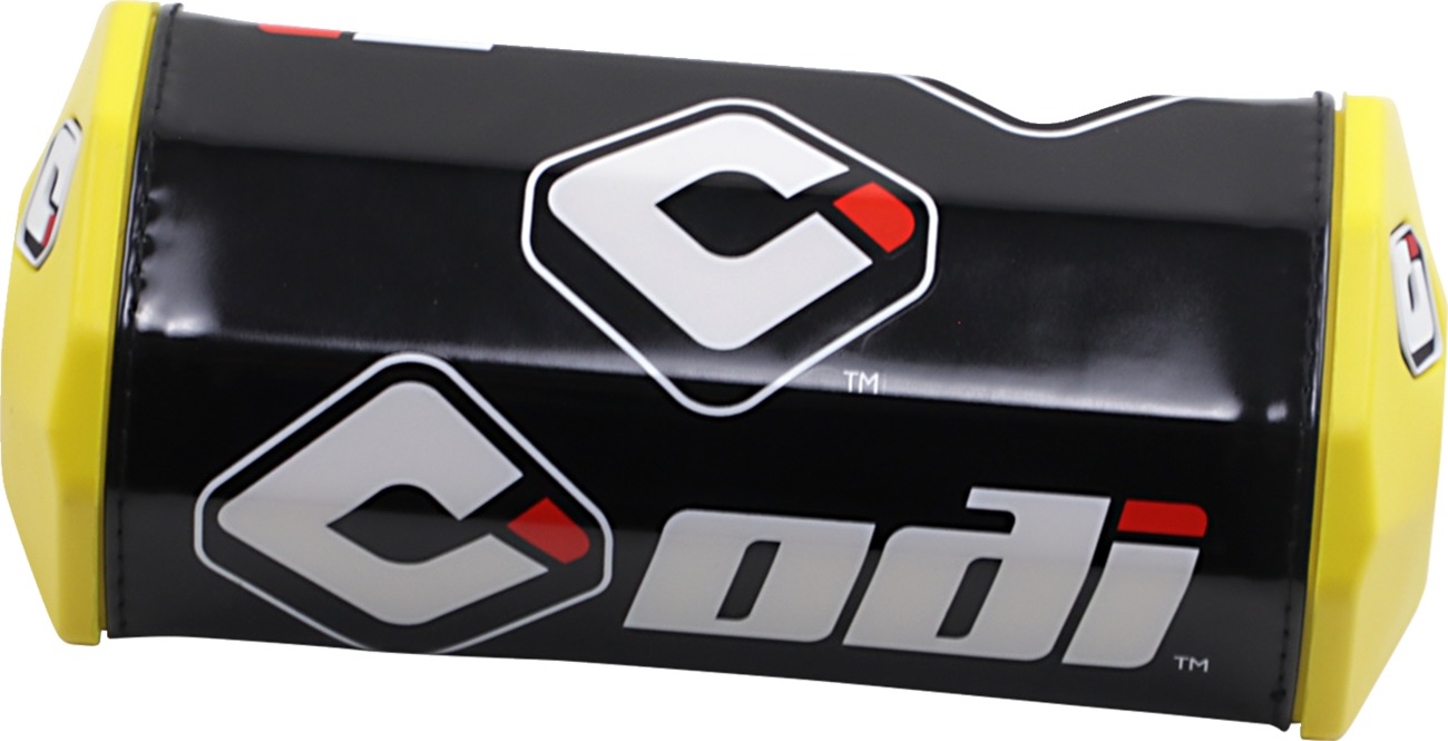 ODI Oversized Handlebar Pad Black/Yellow 7.5in Off-Road - Bar pad 7.5in Black/Yellow for 7/8in handlebars - Click Image to Close