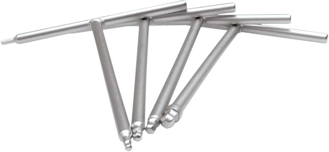 Dual Drive Ball-End Allen T-Handle Set - T-Handle Ballend Allen 4/Set - Click Image to Close