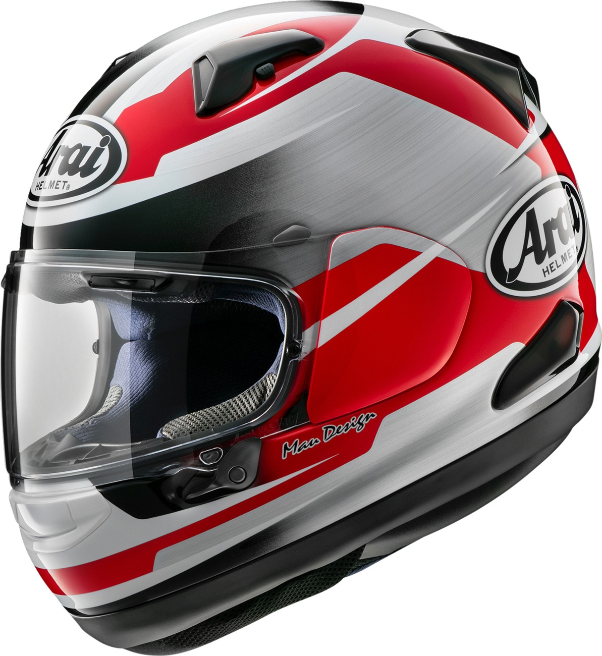Arai Quantum-X Steel Helmet Red 2XL - Full-face helmet with VAS shield system - Click Image to Close