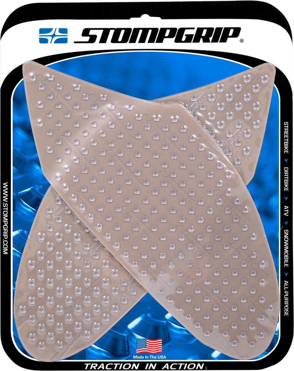 Stompgrip Tank Pad Kit Volcano Clear Fits GSXR600 2006-2007 - Click Image to Close