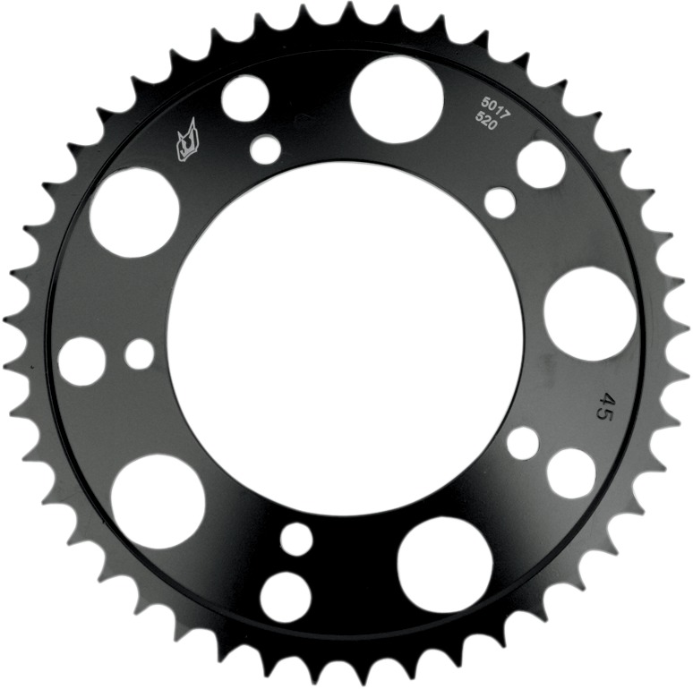 Steel 520 Rear Sprocket 44T - Black - For 00-09 Suzuki GSXR 600/750/1000 - Click Image to Close