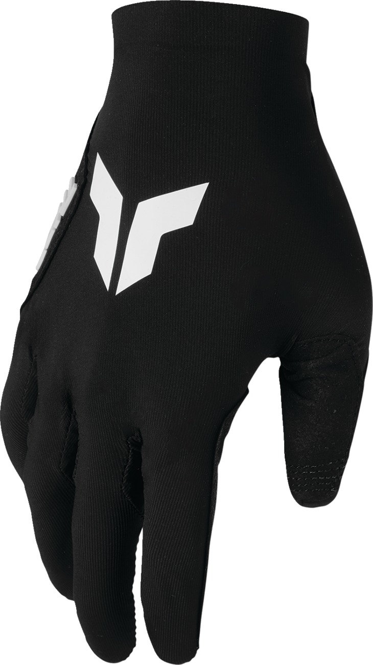 THOR SPORTMODE Iconic Gloves Men's S Black - Men's MX gloves in black, size S - Click Image to Close