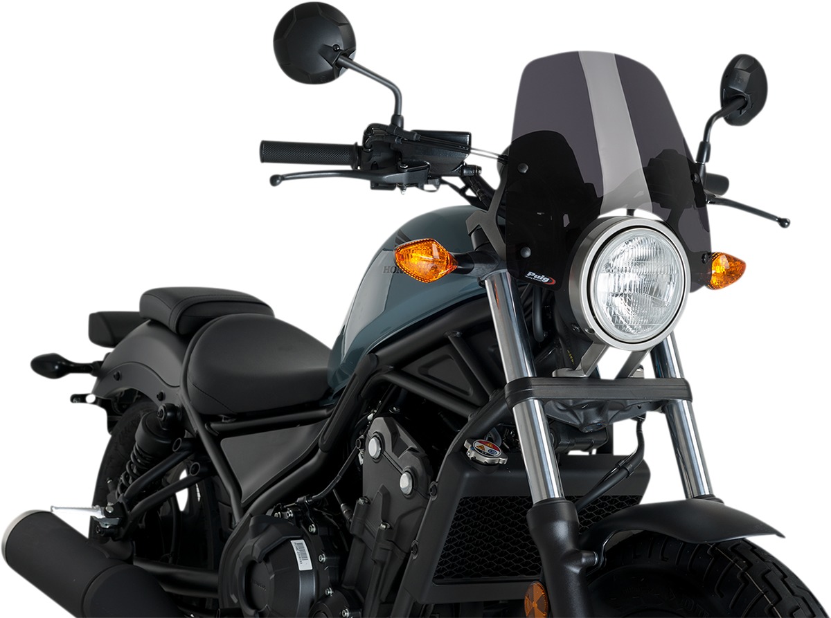 Puig Naked New Generation Dark Smoke Sport Windscreen - Click Image to Close