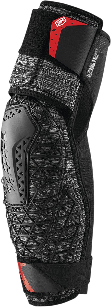 100% Surpass Elbow Guards Black/Gray Unisex Adult Size L - High-impact ventilated elbow guards, Size L, Black/Gray - Click Image to Close