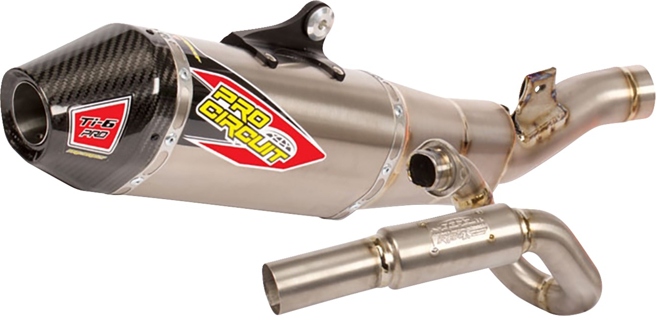 Pro Circuit Ti-6 Pro Exhaust System Titanium Kawasaki KX450 - Full titanium exhaust for Kawasaki KX450, Ti-6 Pro - Click Image to Close