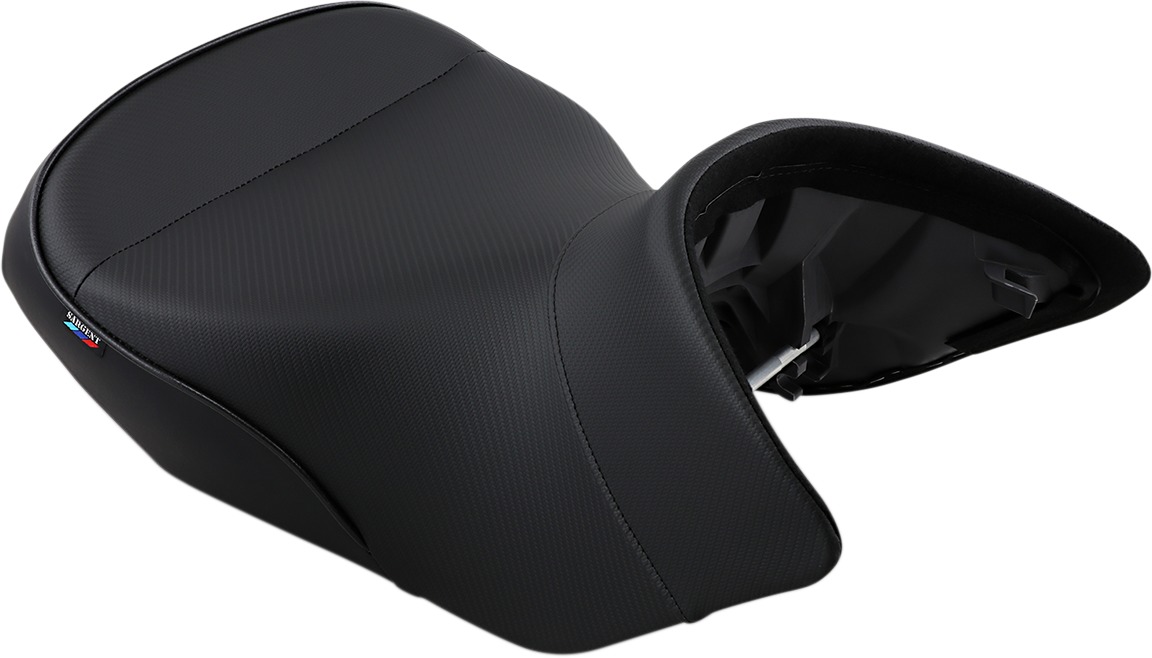 Sargent World Sport Solo Seat Black CarbonFX Vinyl Fits R1200GS - Click Image to Close