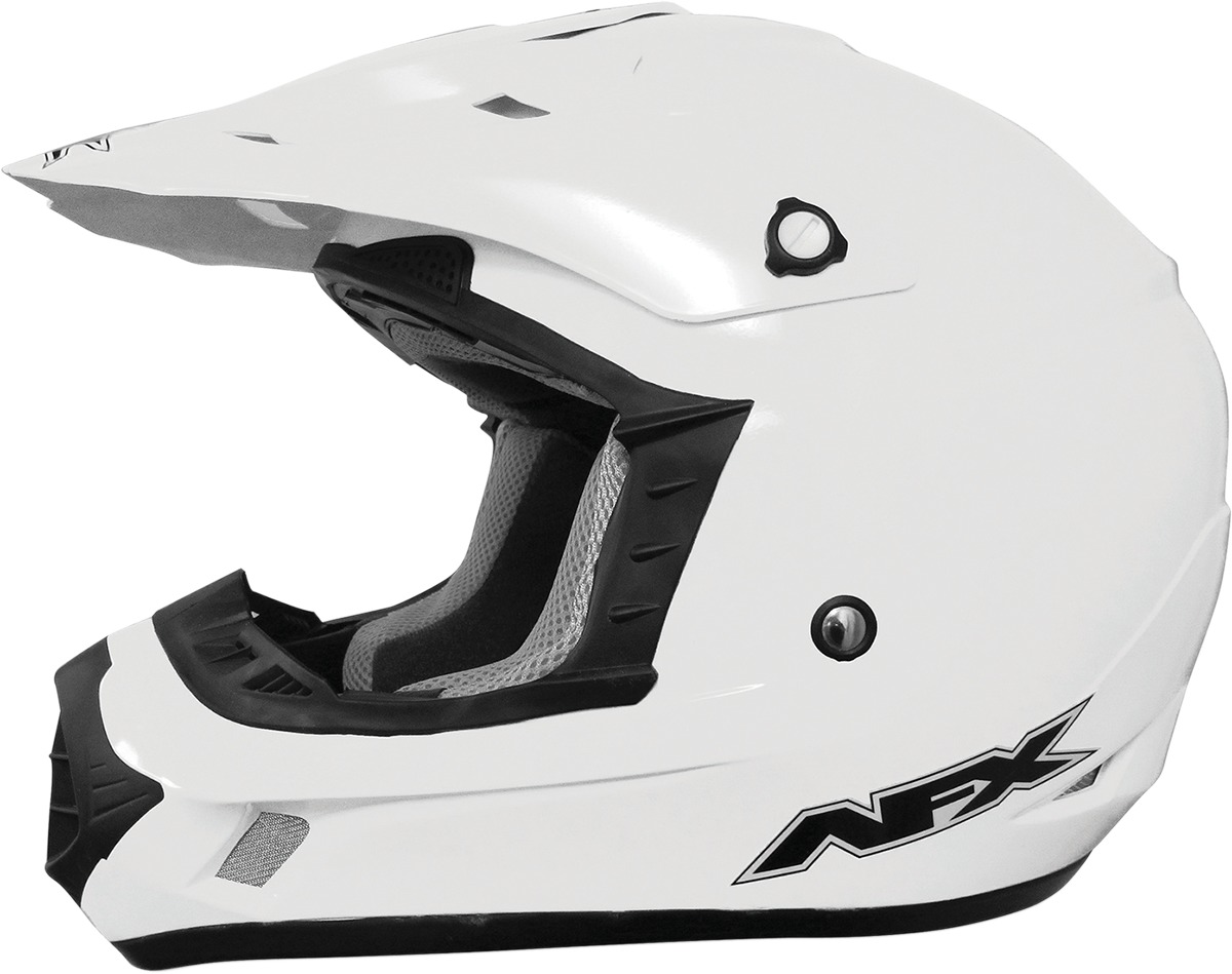 FX-17 Full Face Offroad Helmet Gloss White X-Large - Click Image to Close