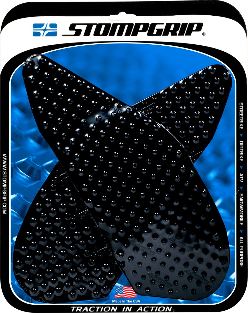 Stompgrip Tank Protectors Black For Yamaha YZF R1 2004-2006 - Click Image to Close