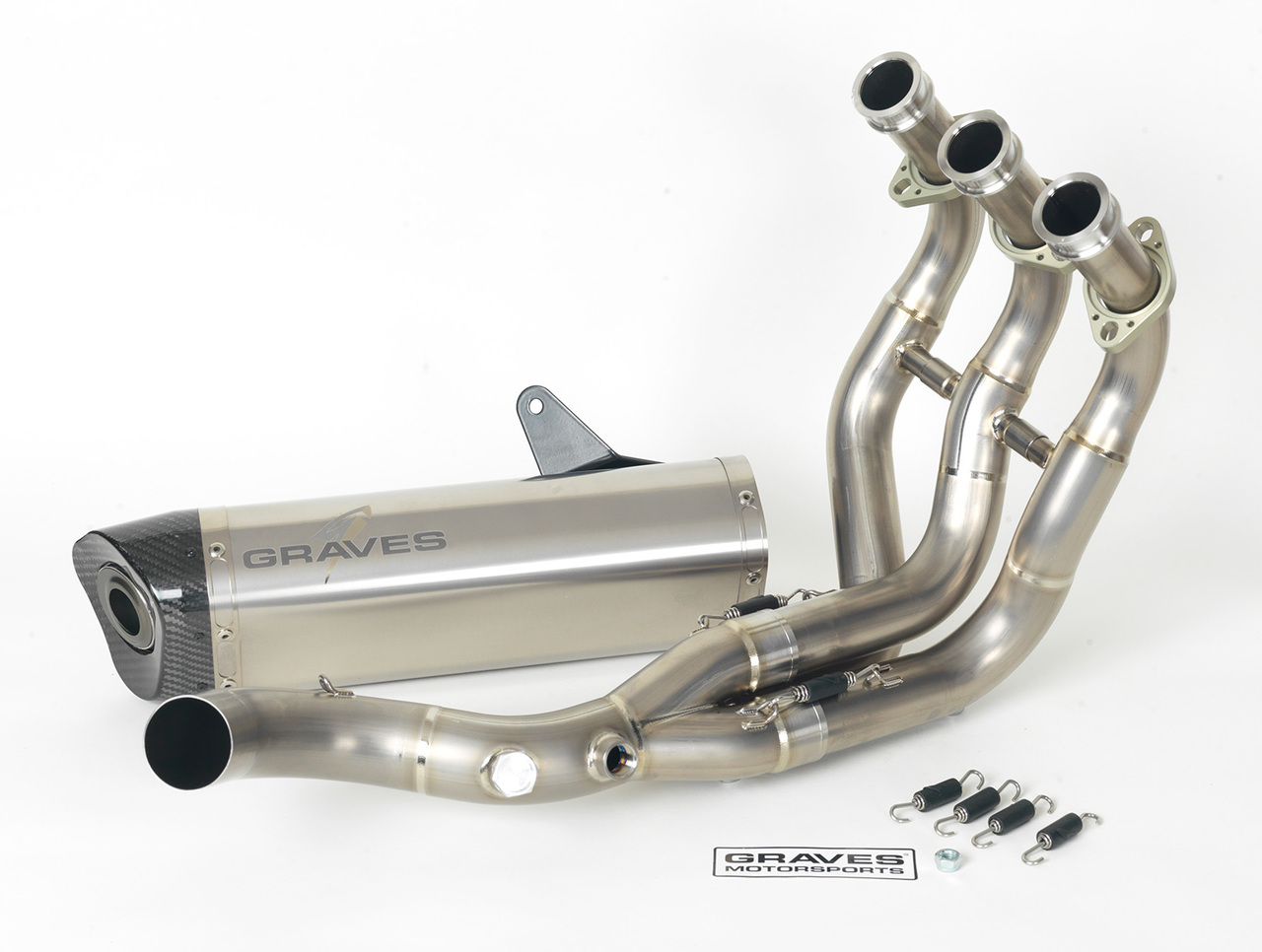 Graves Full Titanium Exhaust Silver Fits Yamaha XSR900 FZ09 FJ09 - Click Image to Close