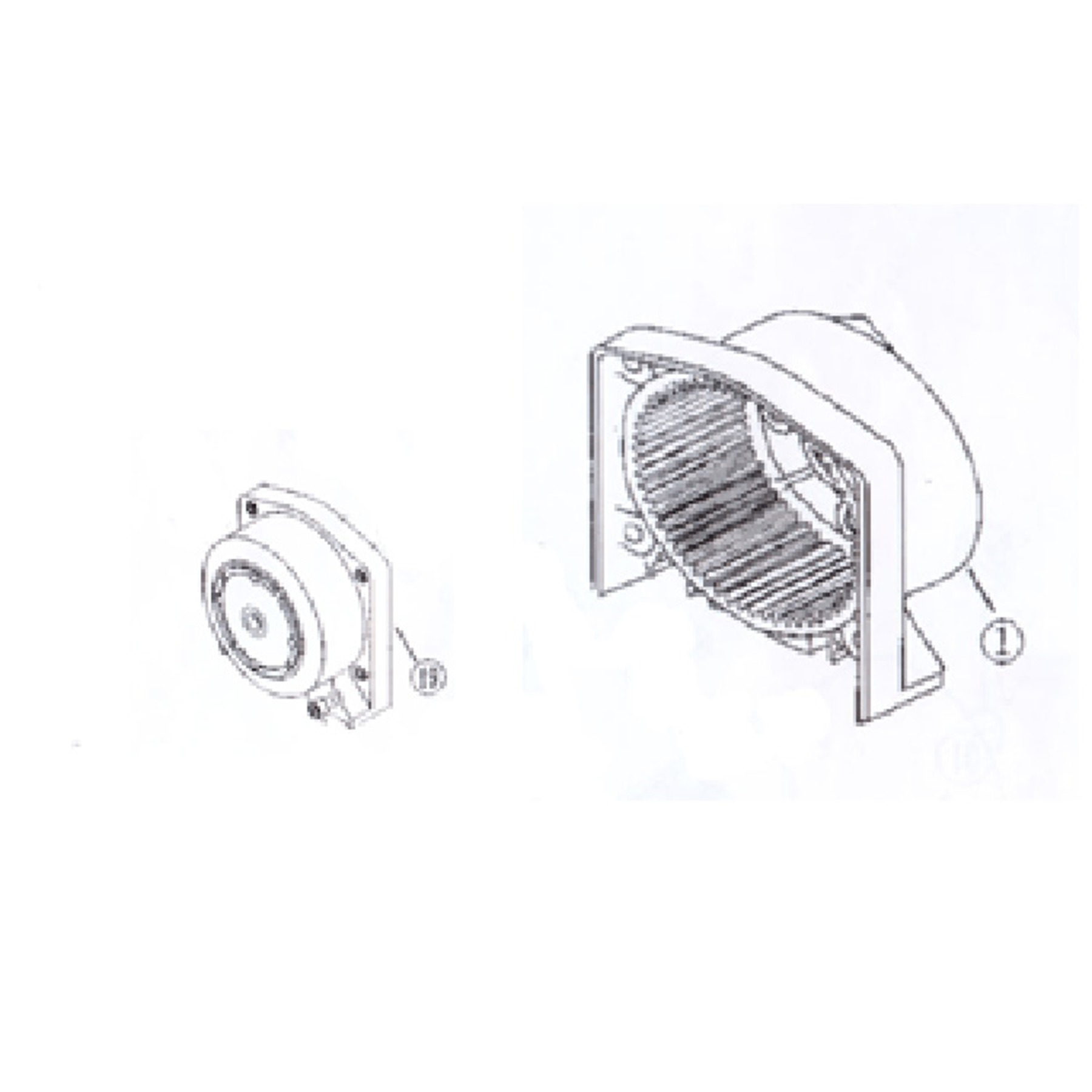 Bronco Winch End Housing and Clutch Assembly For 3000 lb Winch - Replacement assembly for 3000 lb winch - Click Image to Close