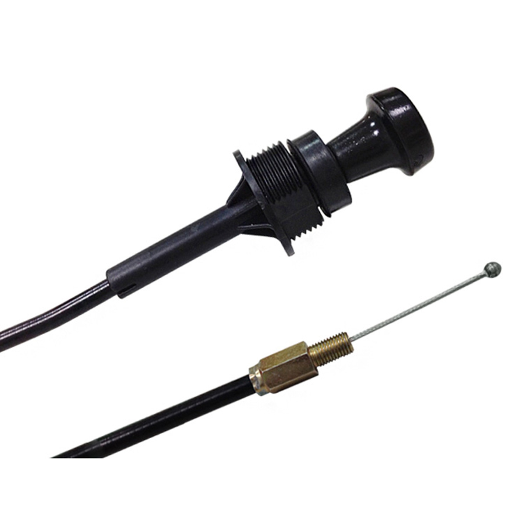 Bronco Choke Cable Replacement - Smooth nylon-lined choke cable replacement - Click Image to Close